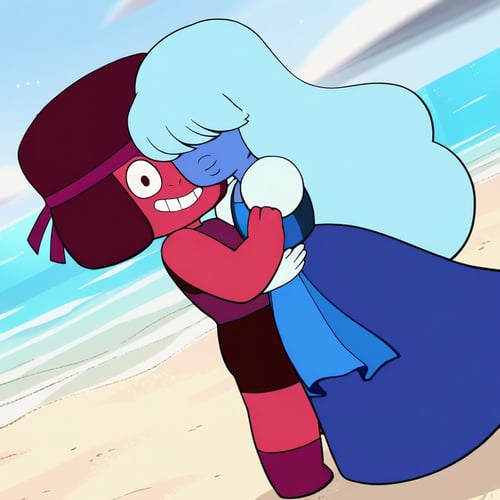 Ruby & Sapphire - Steven Universe by user_910351950397060715 on Tensor.Art