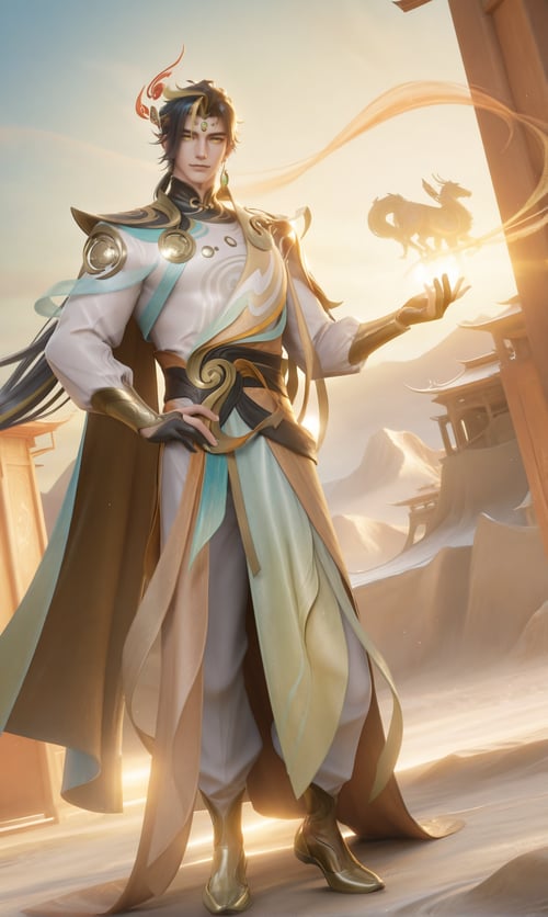 (王者荣耀)-狄仁杰-神骥·赴朔漠/HOK-Direnjie by 晴天 on Tensor.Art