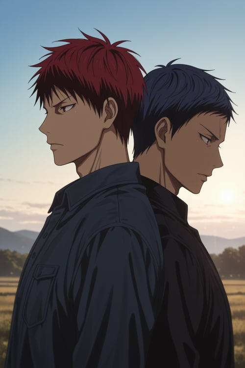 Daiki Aomine & Taiga Kagami [Commission] by 25kkai on Tensor.Art