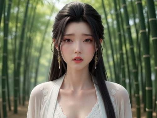 Girl in the bamboo forest by wefong2000 on Tensor.Art