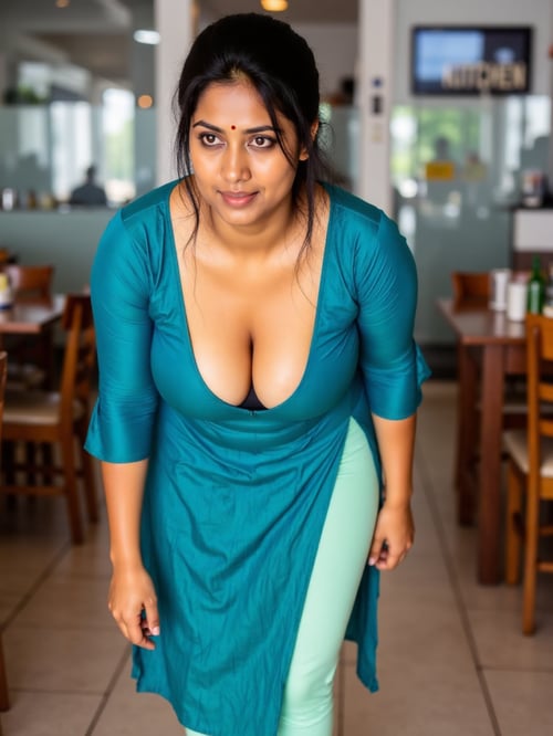 Downblouse saree for flux by BeuT_Ai on Tensor.Art