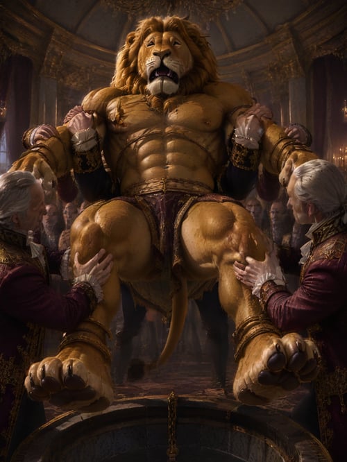 Aristocrat Men Handling a Beast by Mr.Guy :) on Tensor.Art