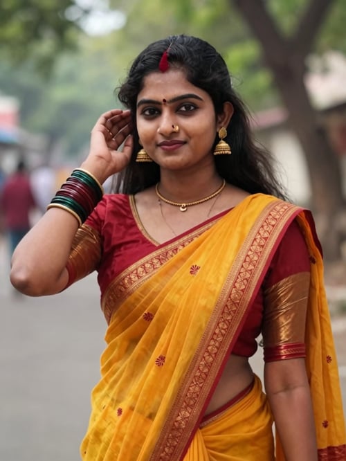 Indian Dusky Girl by Dancing Monk on Tensor.Art