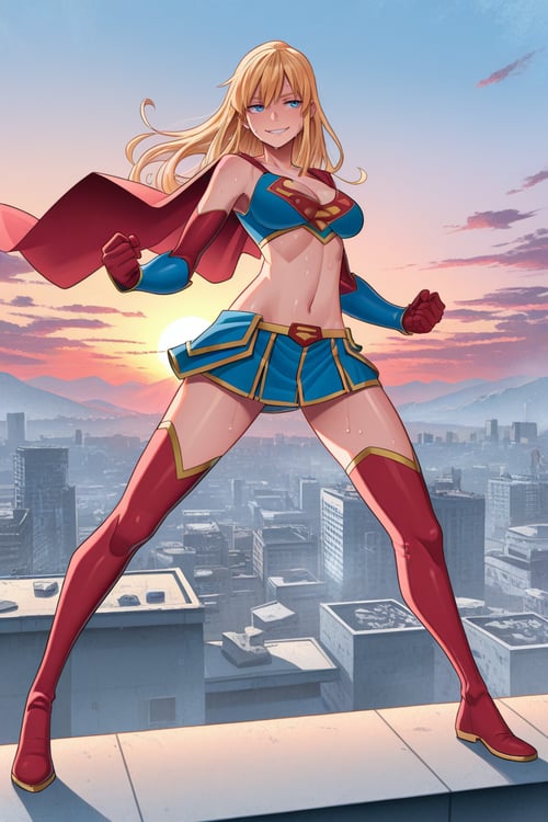 Super Girl | Ame-Comi | by san on Tensor.Art