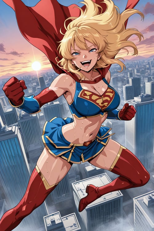 Super Girl | Ame-Comi | by san on Tensor.Art