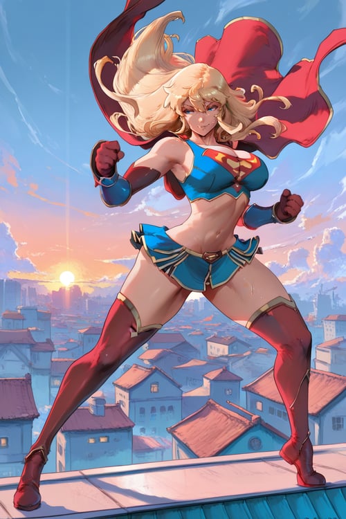 Super Girl | Ame-Comi | by san on Tensor.Art