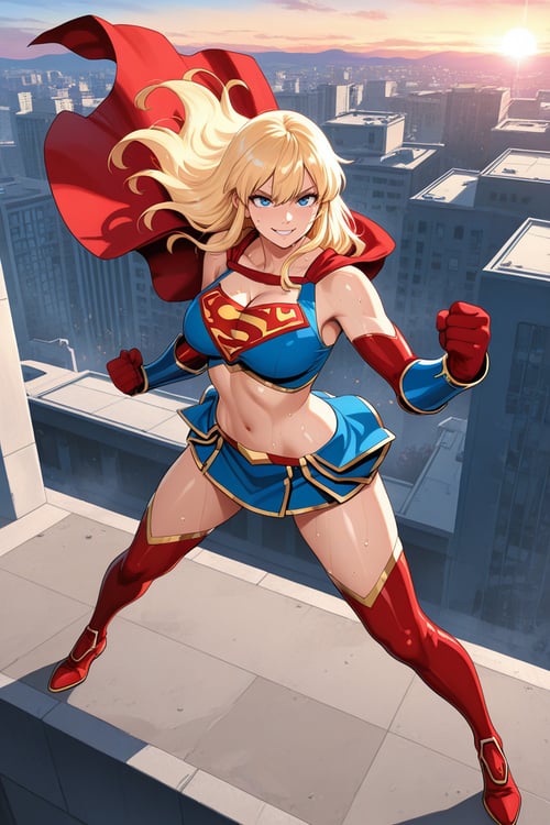 Super Girl | Ame-Comi | by san on Tensor.Art