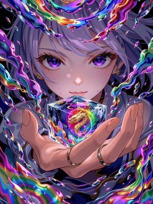 Iridescent Anime Style by Izmys on Tensor.Art