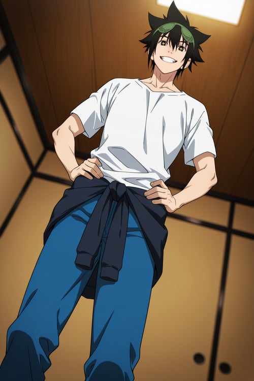 Jin Mori - The God of High School by Lineko on Tensor.Art
