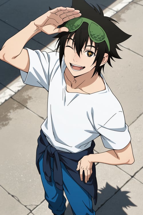 Jin Mori - The God of High School by Lineko on Tensor.Art
