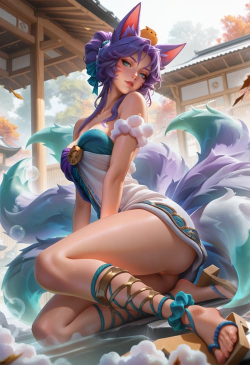 Ahri Spirit Blossom Springs by cs12345 on Tensor.Art
