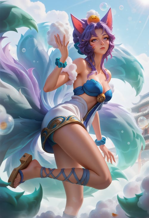 Ahri Spirit Blossom Springs by cs12345 on Tensor.Art