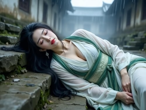 The girl who fainted by Hidden dragon X on Tensor.Art