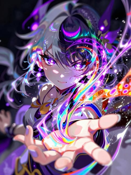 Iridescent Anime Style by Izmys on Tensor.Art