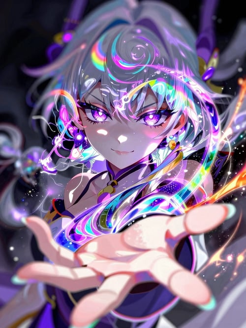 Iridescent Anime Style by Izmys on Tensor.Art