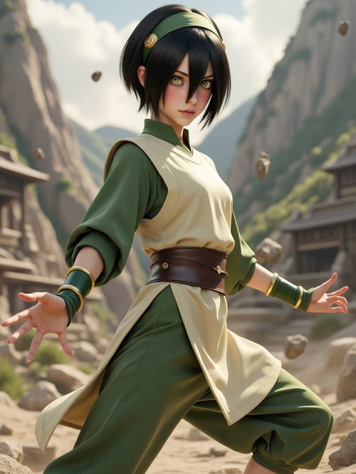 The Earth Bender - Toph Beifong by Ghost Art on Tensor.Art