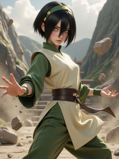 The Earth Bender - Toph Beifong by Ghost Art on Tensor.Art