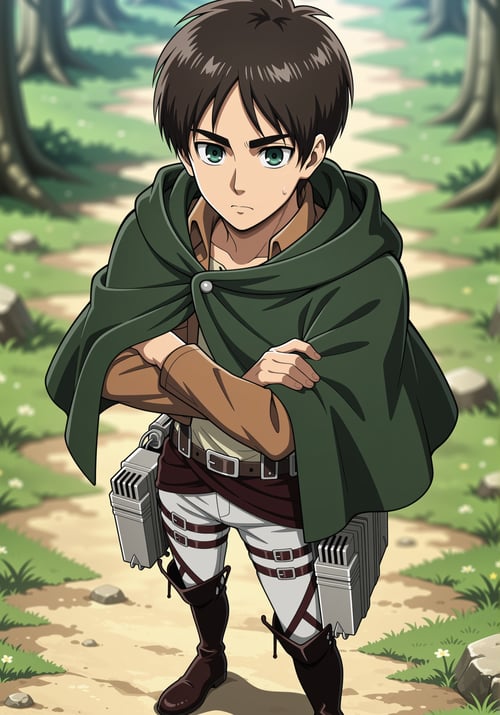 Eren & Levi - Attack on Titan - [Commission] by 25kkai on Tensor.Art