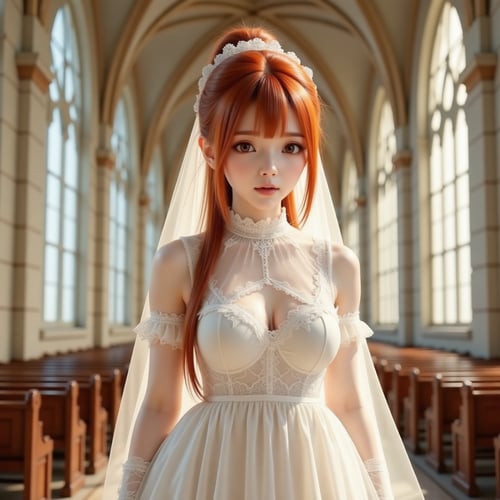 White gauze bride by wefong2000 on Tensor.Art