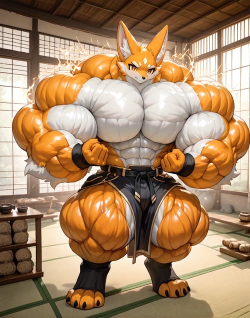 Furry Muscles Detail Enhanced by Moredragon on Tensor.Art