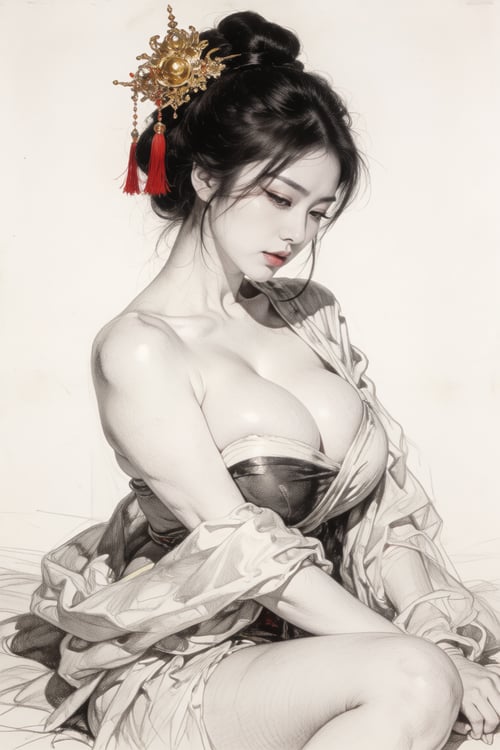 Small breasts → Large_breasts - slider | krea2 by Shopon_skp on Tensor.Art