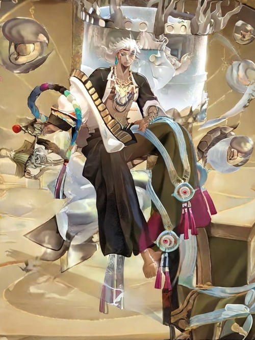 毗沙门天 觉醒版本 阴阳师 by 小羽毛 on Tensor.Art