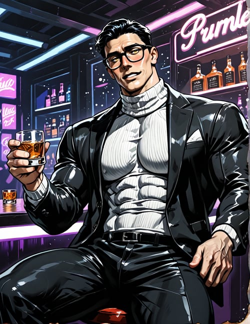 Vintage Male Pin up (Artstyle) by TheBaraLover on Tensor.Art