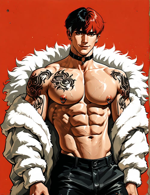 Vintage Male Pin up (Artstyle) by TheBaraLover on Tensor.Art