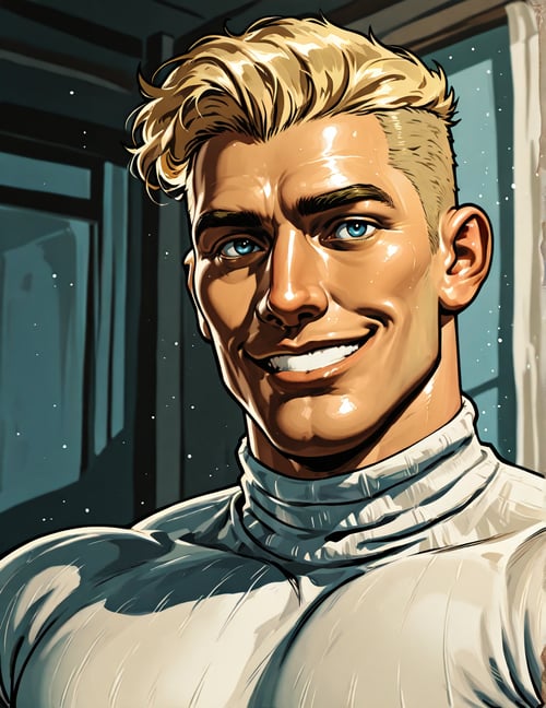 Vintage Male Pin up (Artstyle) by TheBaraLover on Tensor.Art