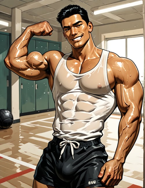 Vintage Male Pin up (Artstyle) by TheBaraLover on Tensor.Art
