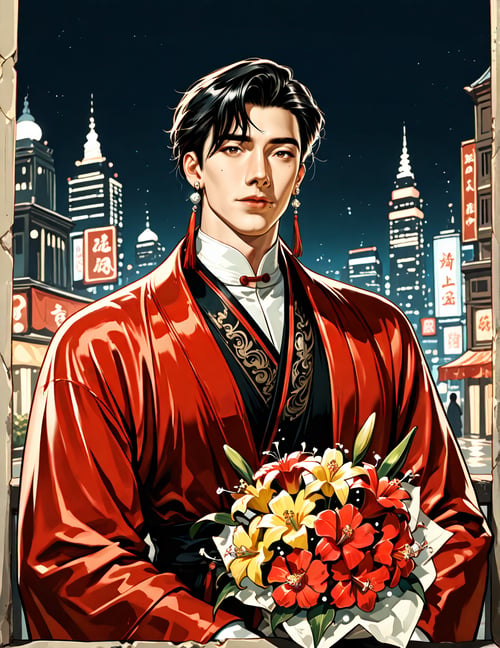 Vintage Male Pin up (Artstyle) by TheBaraLover on Tensor.Art