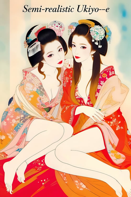 Semi-realistic Ukiyo-e style by newsans23 on Tensor.Art