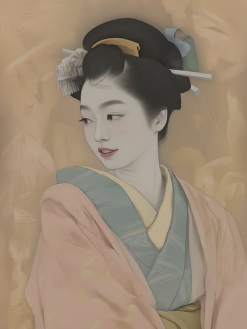 Semi-realistic Ukiyo-e style by newsans23 on Tensor.Art