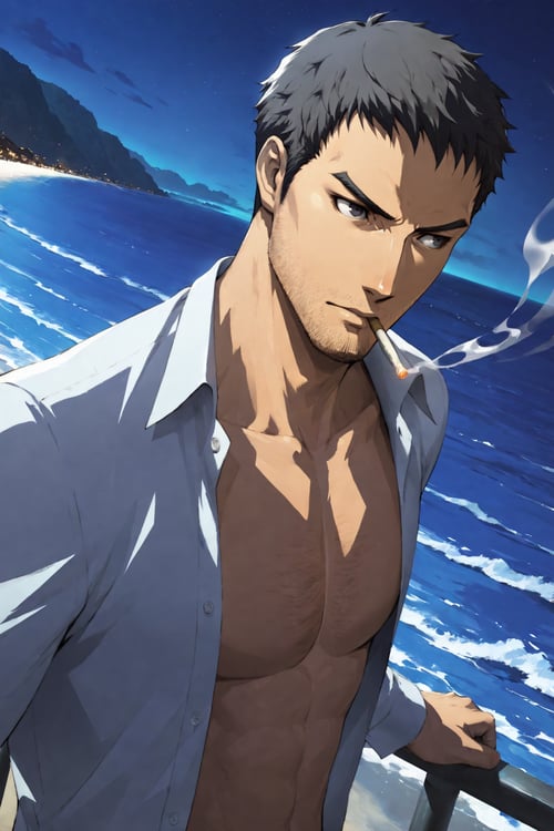 Ryotarô Dojima - Persona 4 by Dowizar on Tensor.Art