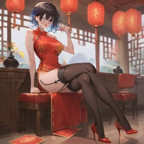 チャイナドレス by らび@kiyoka_succubus on Tensor.Art