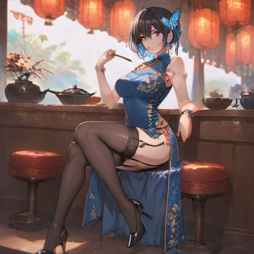 チャイナドレス by らび@kiyoka_succubus on Tensor.Art