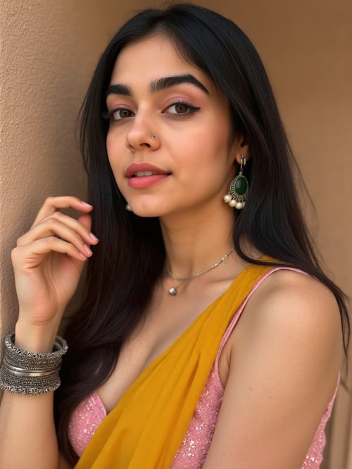 Downblouse saree for flux by BeuT_Ai on Tensor.Art