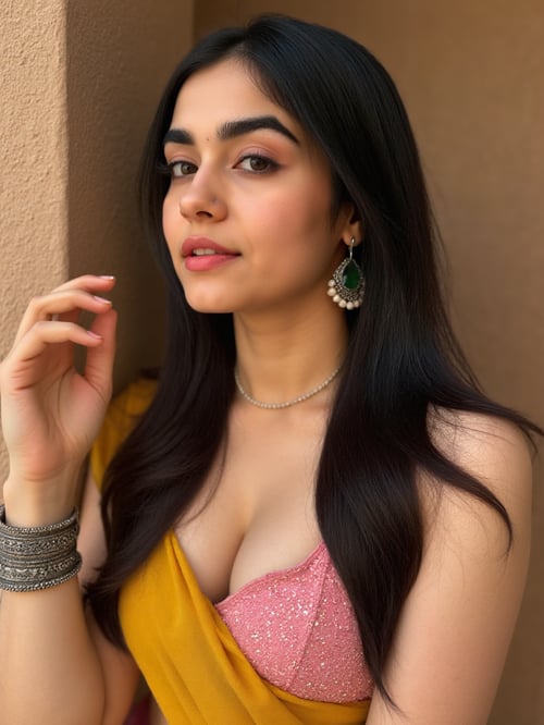 Downblouse saree for flux by BeuT_Ai on Tensor.Art