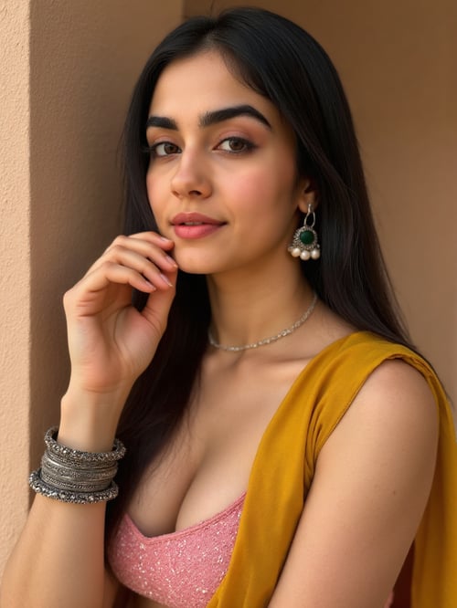 Downblouse saree for flux by BeuT_Ai on Tensor.Art