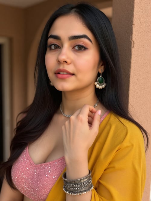 Downblouse saree for flux by BeuT_Ai on Tensor.Art
