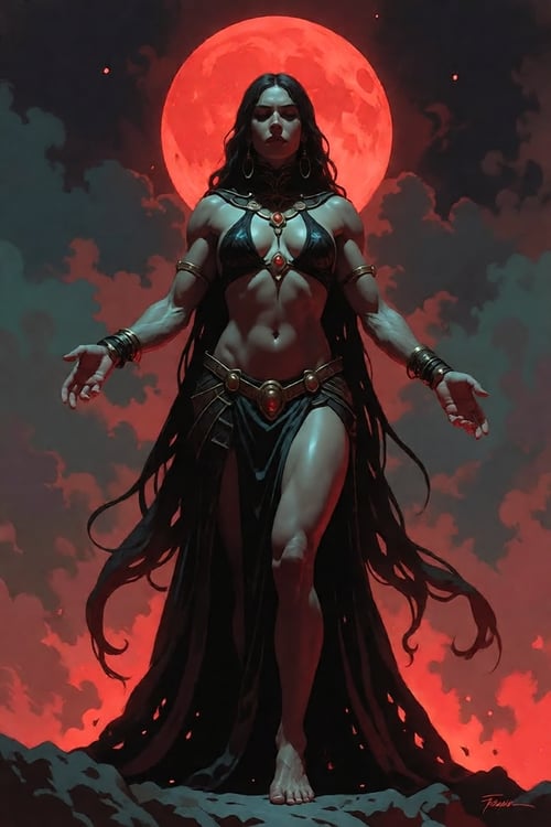 Boris Vallejo Style by Official SketchZa on Tensor.Art