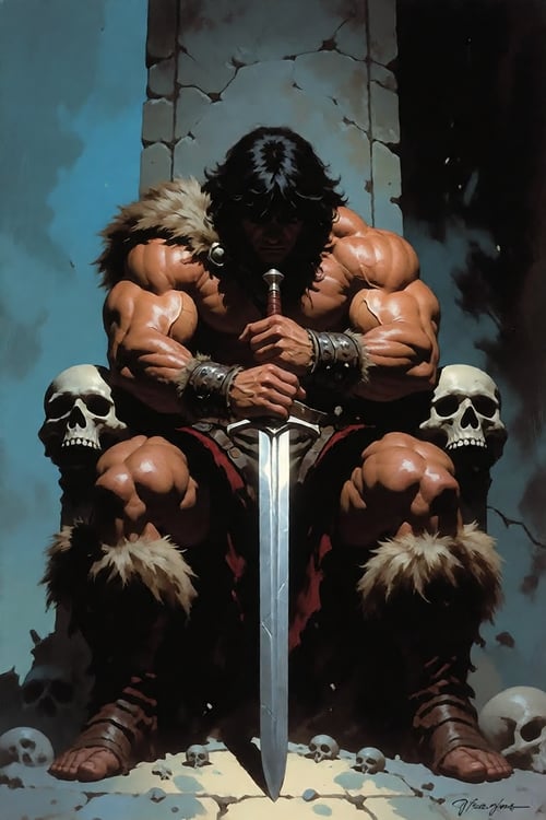 Boris Vallejo Style by Official SketchZa on Tensor.Art