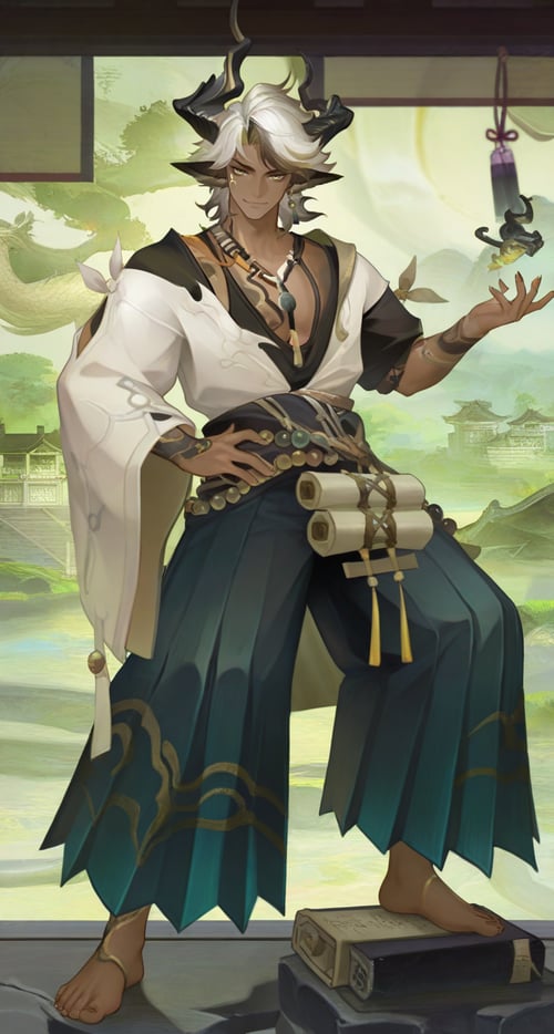 (阴阳师)-鬼金羊/ONMYOJI-Kikinyou by 晴天 on Tensor.Art