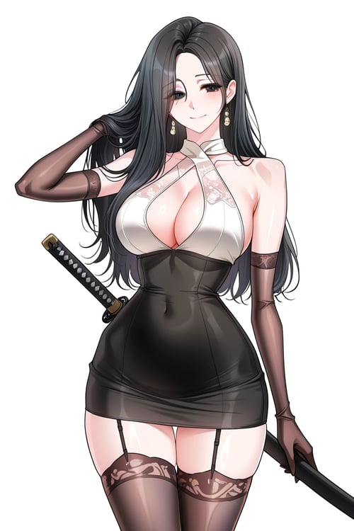 Women's clothing - sexy short dress by DR-pelli on Tensor.Art