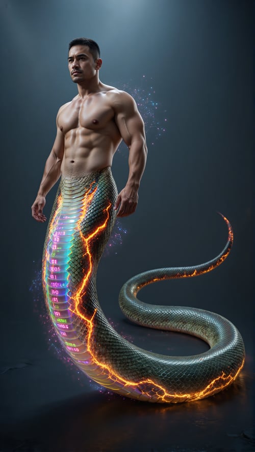 蛇人男性-ZIB by 一起旅行 on Tensor.Art