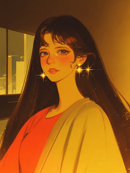 RetroAnime_Glow by Nova on Tensor.Art