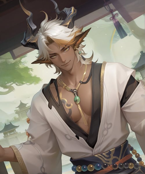 (阴阳师)-鬼金羊/ONMYOJI-Kikinyou by 晴天 on Tensor.Art