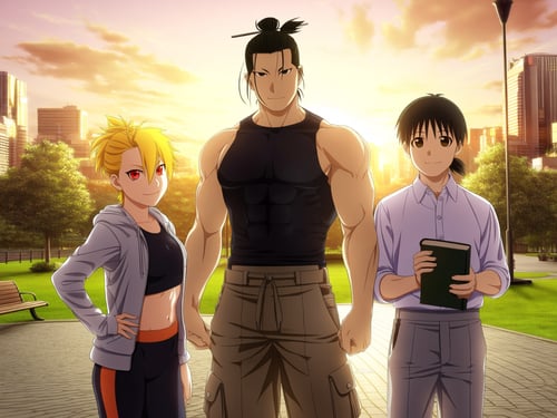 Anime males by SilverKoray on Tensor.Art