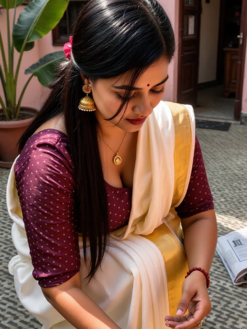Saree Poses✨💛 by BeuT_Ai on Tensor.Art