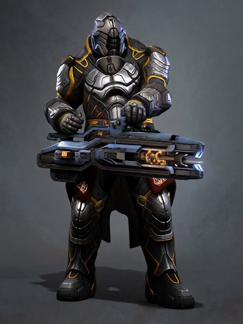 Futuristic Warrior  by Aderek514 on Tensor.Art